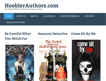Tablet Screenshot of hooblerauthors.com